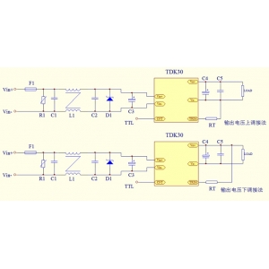 腾达电源DC-DC隔离电源模块典型应用文档